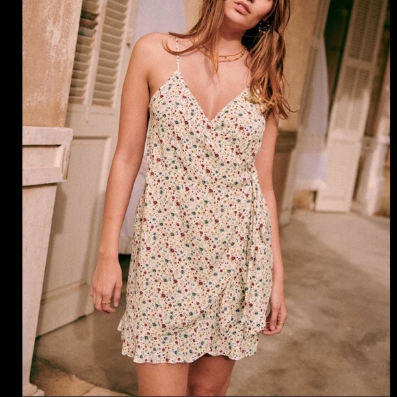 Sezane wrap dress NWT - Picture 3 of 6